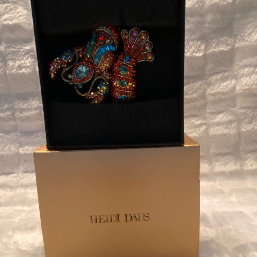 Heidi Daus Red and Blue Lobster Crystal Bracelet - Picture 2 of 6